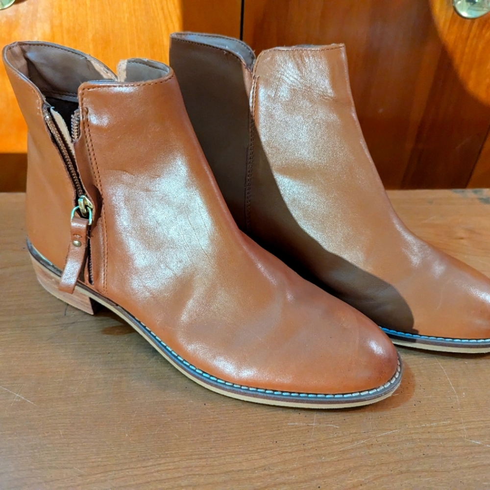 Leather Boots Size